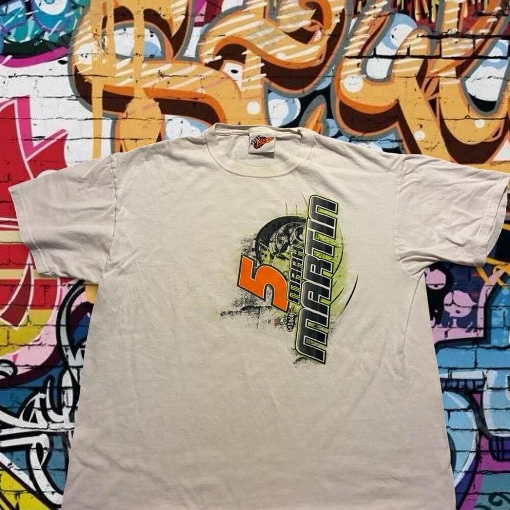Nascar Men's White T-shirt